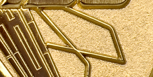 Sandblast Background Gold